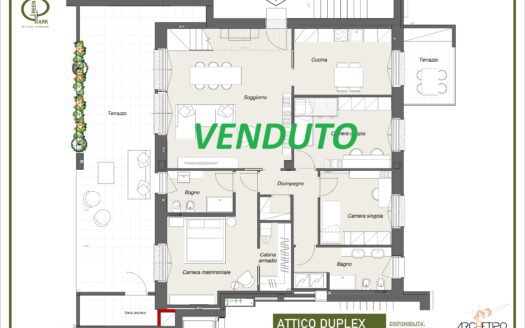 ATTICO – DUPLEX – – VIA TOSCANA, BIASSONO (MB) – VENDUTO