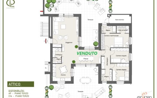 ATTICO – ULTIMO PIANO – VIA TOSCANA, BIASSONO (MB) – VENDUTO